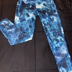 Ideology Blue Tie-Dye Leggings